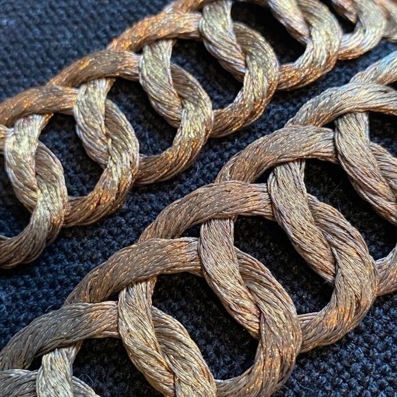 Vintage Bronze Link Belt with Big Buckle main image 5